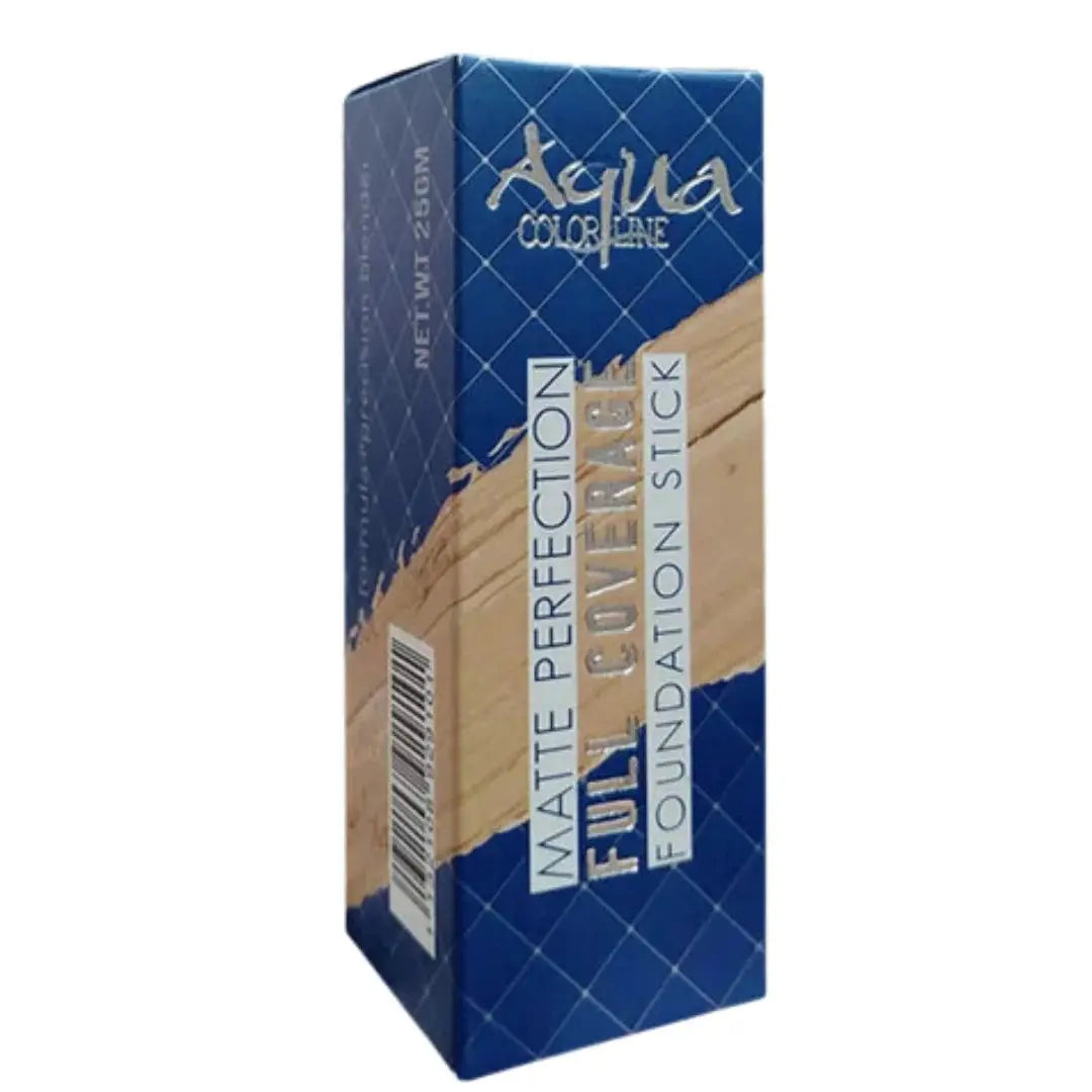 Aqua Color Line Matte Perfection Full Coverage Foundation Stick (Shade-38) - derma.pk