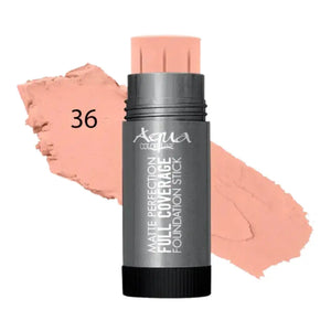 Aqua Color Line Matte Perfection Full Coverage Foundation Stick (Shade-36) - derma.pk