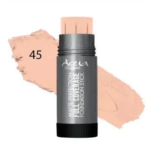 Aqua Color Line Matte Perfection Full Coverage Foundation Stick (Shade-45) - derma.pk