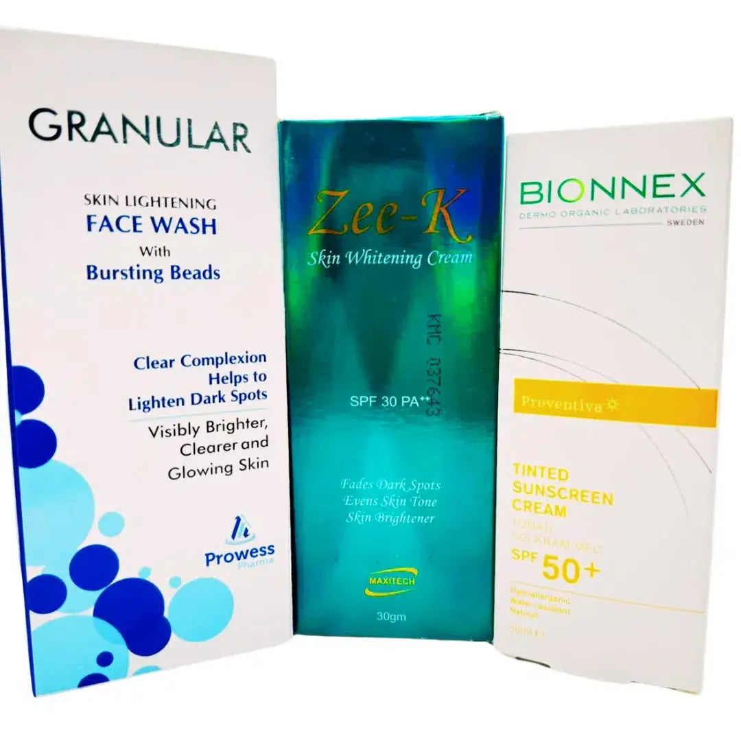 Skin Revival Discount Box: Zee-K, Granular Face Wash, Bionnex Sunscreen – View Product Detail