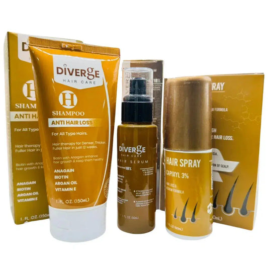 Oily Hair Care Discount Box: Diverge H Shampoo, Diverge C Spray & Diverge Serum