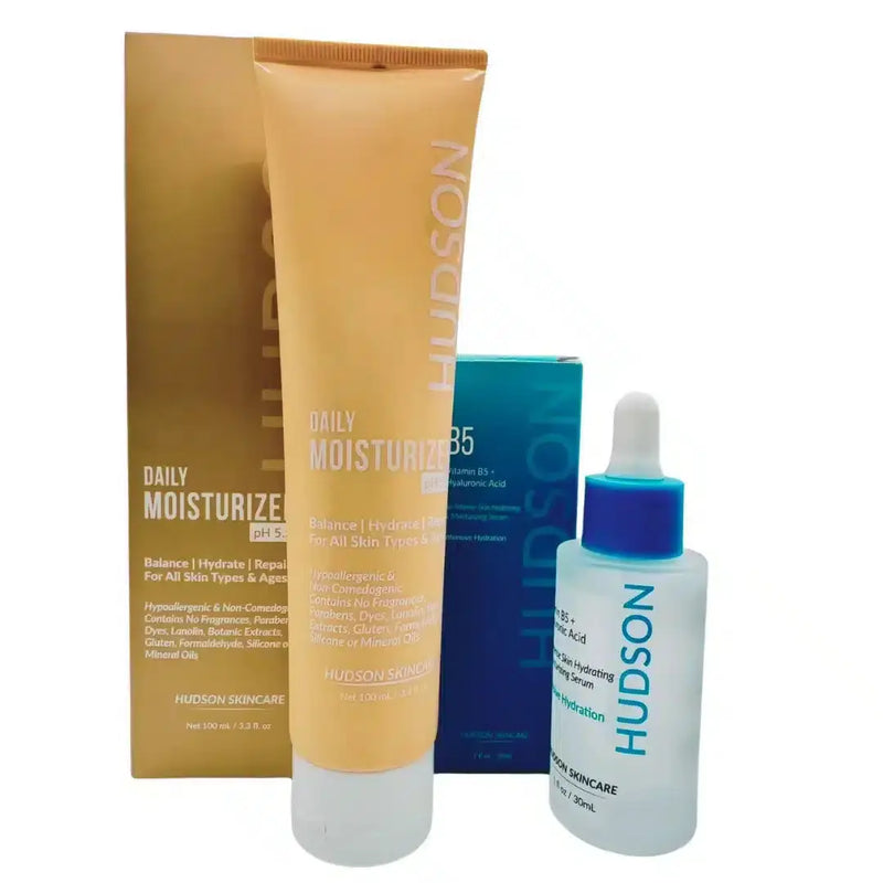 Hydration Boost discount box: Hudson B5 Serum & Daily Moisturizer