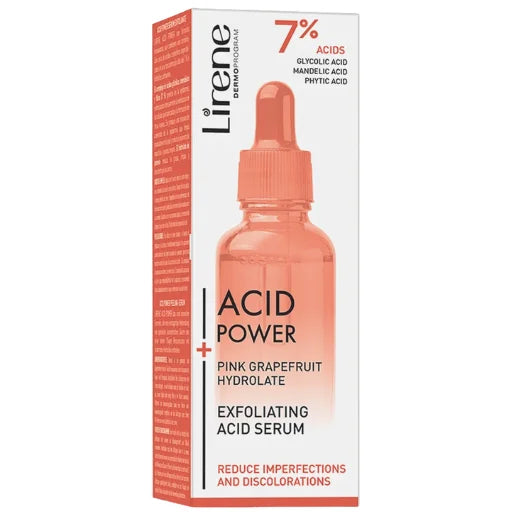 Lirene ACID POWER Pink Grapefruit Exfoliating Serum