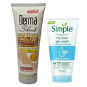 Derma Shine Hand & Foot Cream + Simple Refreshing Micellar Wash Bundle photo 1