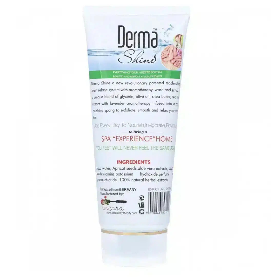 Derma Shine Pedi Scrub 200gm - Exfoliate & Soften Your Feet
