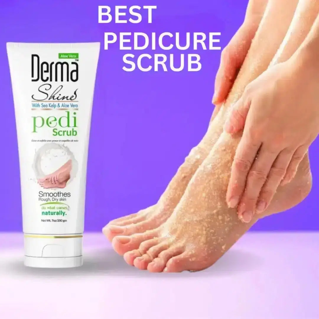 Derma Shine Pedi Scrub 200gm - Exfoliate & Soften Your Feet
