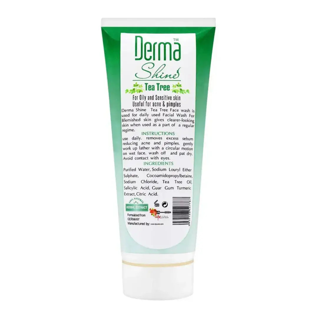 Derma Shine Purifying Tea Tree Acne Face Wash 200ml