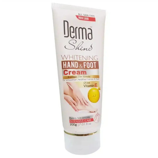 Derma Shine Whitening Hand & Foot Cream 200g - Brighten & Moisturize Your Skin