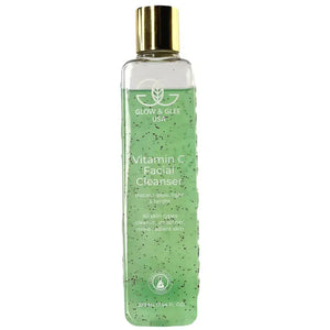 Glow & Glee Vitamin C Facial Cleanser 220ml front view — available at Derma.pk