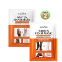 Sadoer Pack of 2 Niacinamide Hand & Foot Mask Set - Whitening & Nourishing Care photo 1