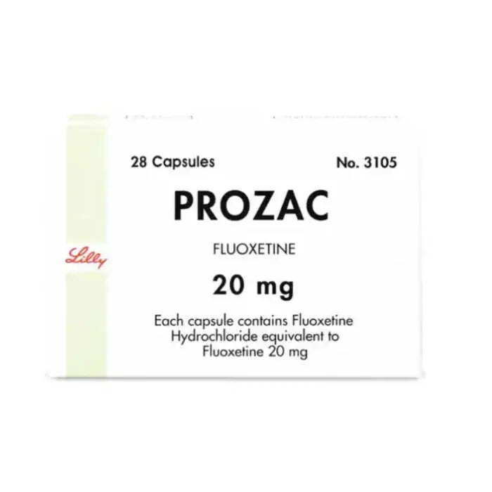 Prozac Capsules 20mg – Fluoxetine for Depression Treatment