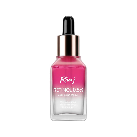 Rivaj Retinol 0.5% Anti-Aging Face Serum 30ml – Skin Rejuvenation & Wrinkle Reduction – Available in Pakistan
