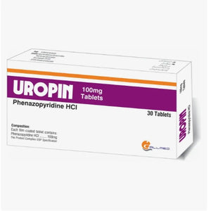 Uropin Phenazopyridine 100mg Tablets