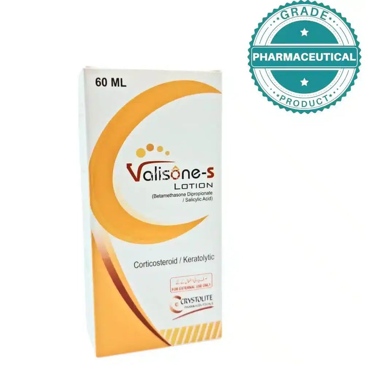 VALISONE-S LOTION (BETAMATHASONE DIPROPIONATE / SALICYLIC ACID) 60ML CRYSTOLITE