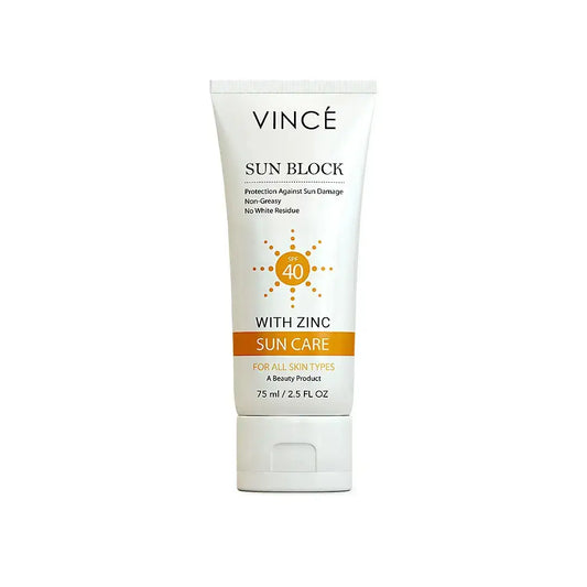 VINCÉ Sunblock SPF 40 Lightweight UV Protection