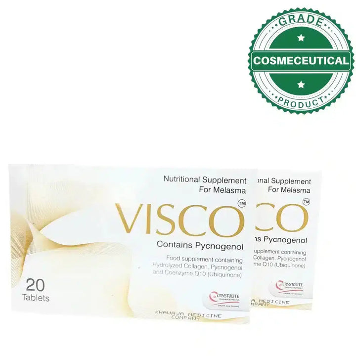VISCO NUTRITIONAL SUPPLEMENTS FOR MELASMA 20 TABLETS CRYSTOLITE