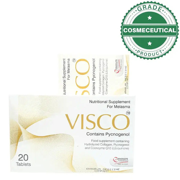 VISCO NUTRITIONAL SUPPLEMENTS FOR MELASMA 20 TABLETS