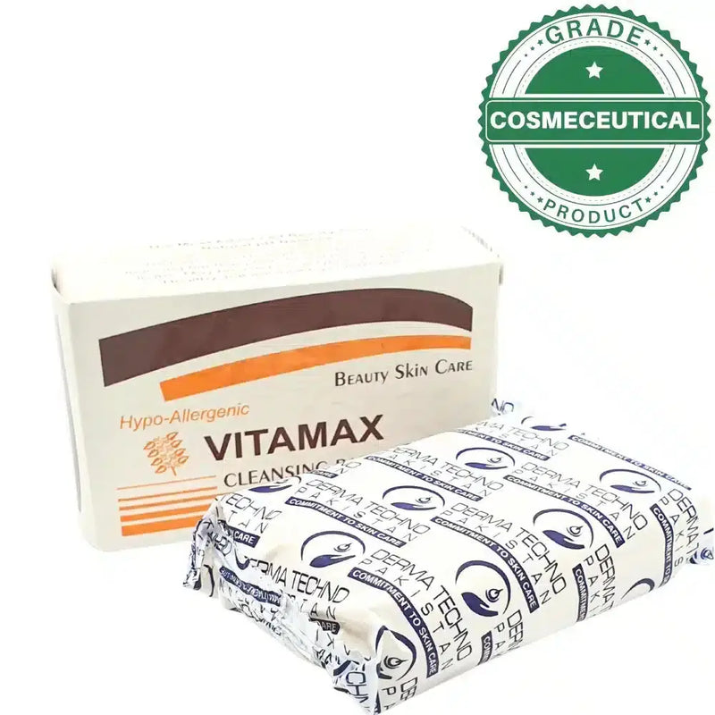 Vitamax Cleansing Bar 90g — Face Wash for Clear Skin