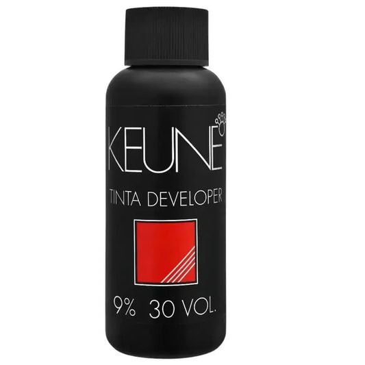 Keune Cream Developer 9% 30 Vol 60ml bottle — standard professional lifting hair color developer