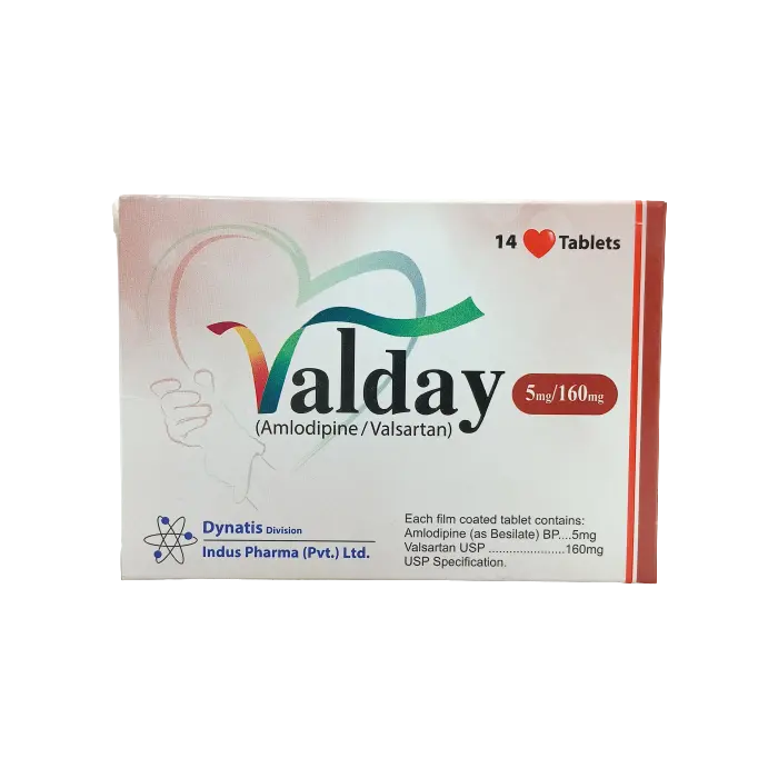 Valday 5/160 mg Tablets – Hypertension Treatment