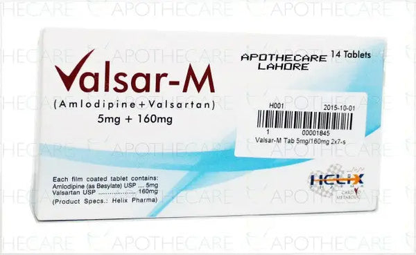 Valsar M 5/160mg Tab