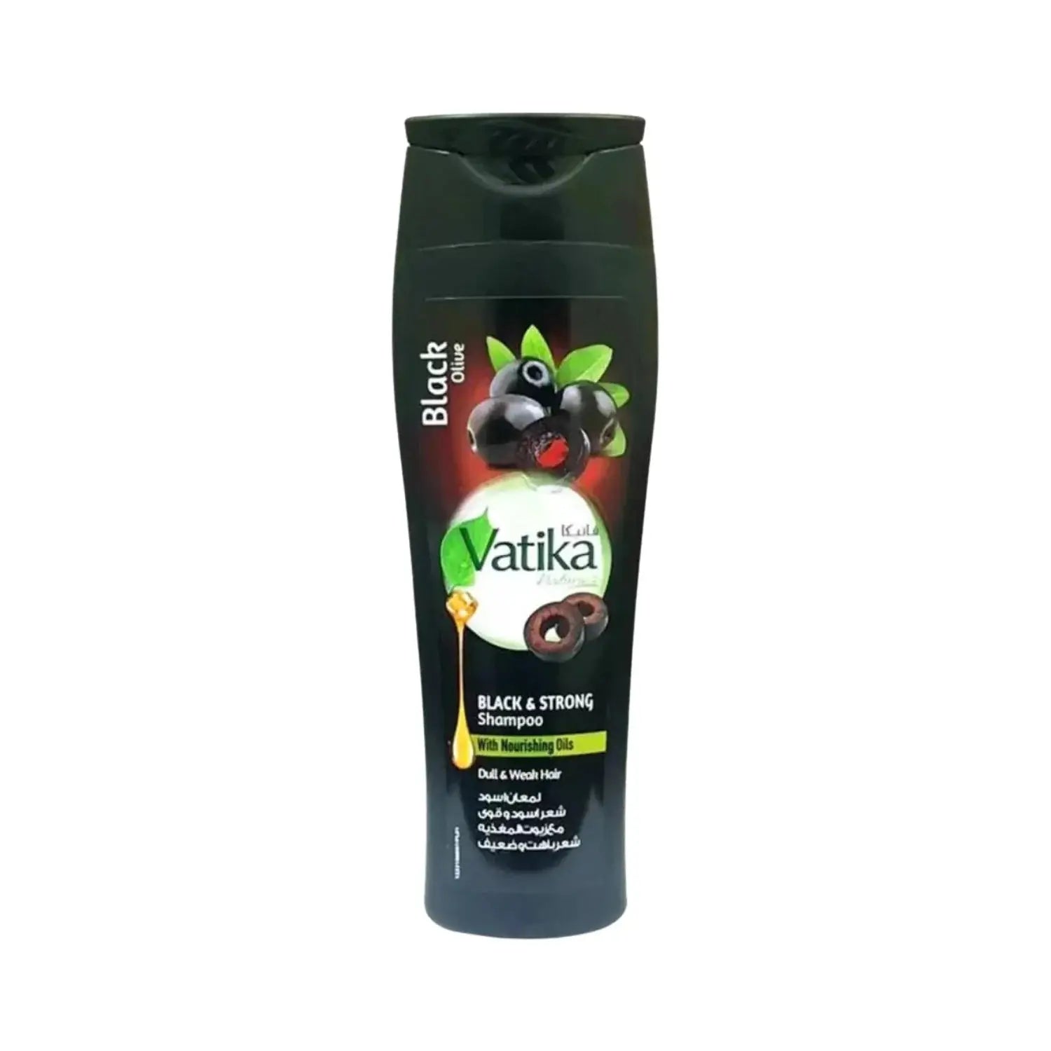 Dabur Vatika Black Olive Black & Strong Shampoo, 360ml – Available in Pakistan