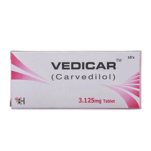 Vedicar 3.125mg – Carvedilol for Heart Health
