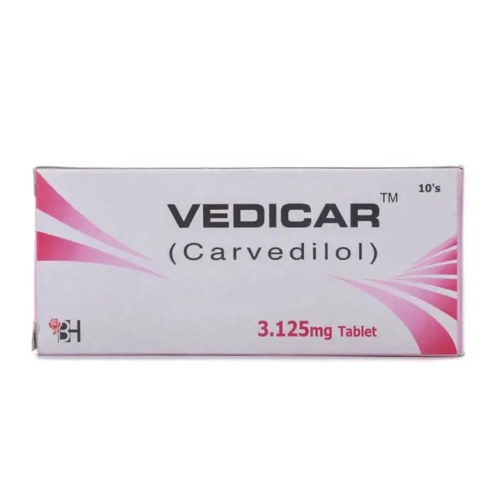 Vedicar 3.125mg – Carvedilol for Heart Health