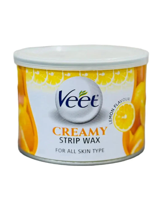 Veet Creamy Strip Wax Lemon – Citrus-scented gentle body hair removal strip wax | Derma.pk