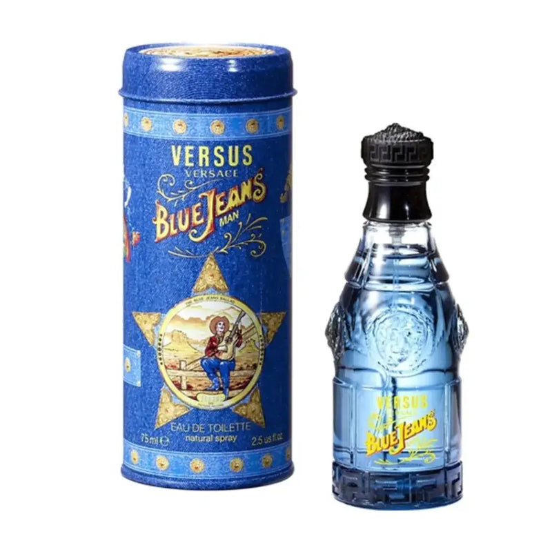 Versace Blue Jeans EDT 75ML Men Perfume – Aromatic Fougere Fragrance