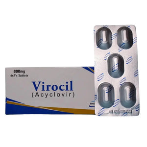 Virocil Acyclovir 800mg Antiviral Tablets 20s