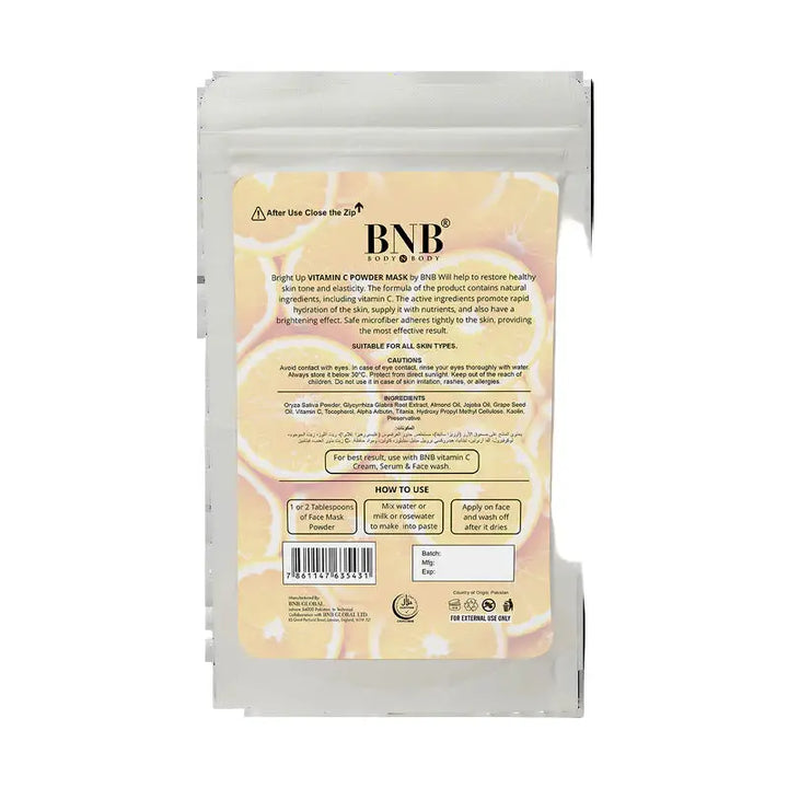 BNB Bright Up Vitamin C Mask