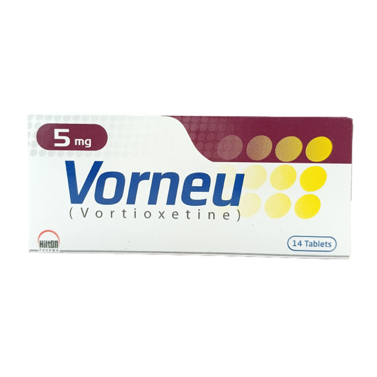 Vorneu 5mg Tablets — Vortioxetine for Depression & Anxiety Treatment – Buy Online in Pakistan | Derma.pk