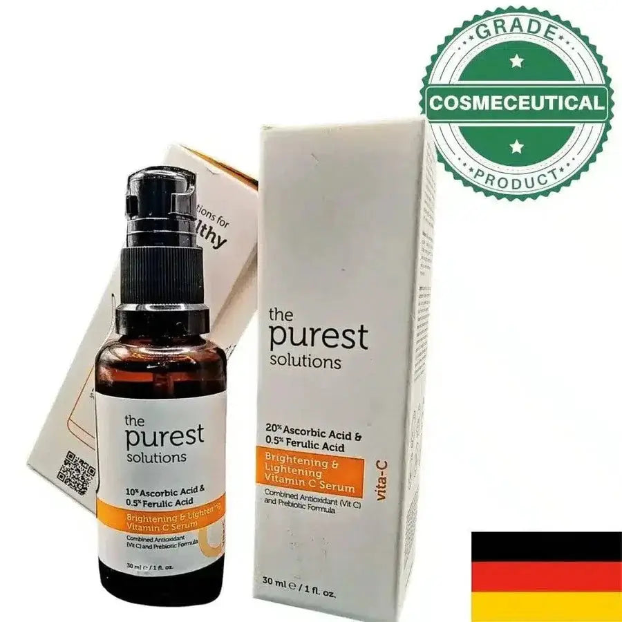 The Purest Solution (20% Ascorbic Acid And 0.5% Ferulic Acid) Vitamin C Brightening And Lightening Serum 30ML