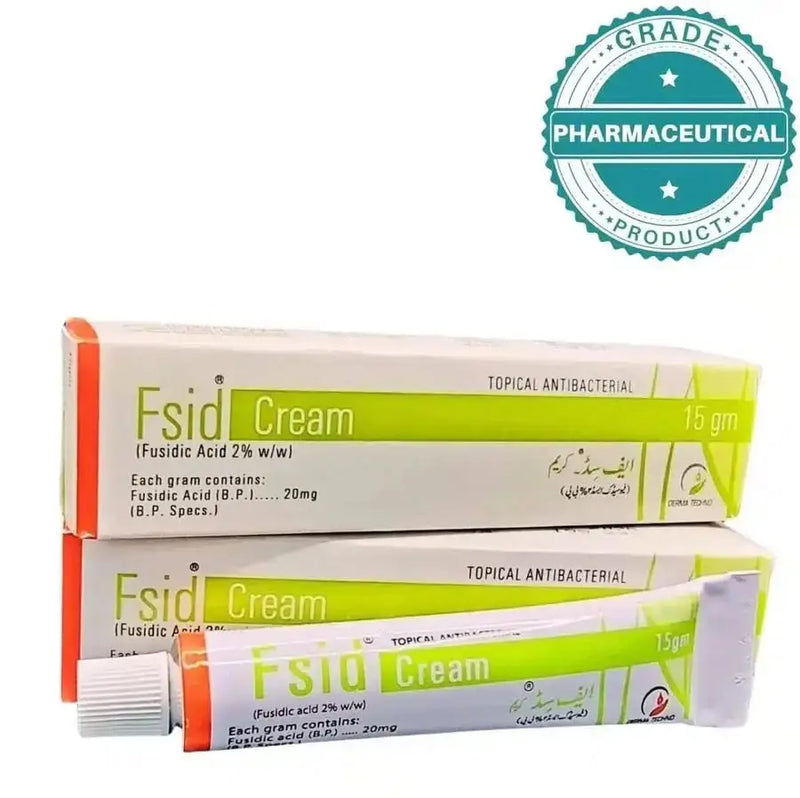 Fsid Fusidic Acid 2% Topical Antibacterial Cream 15g