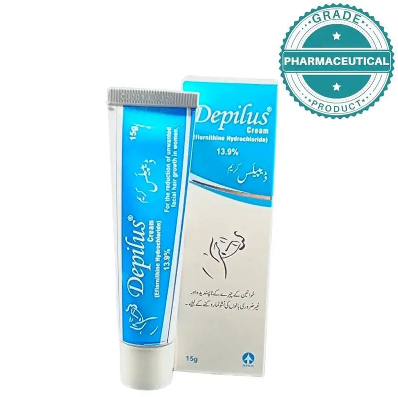 Depilus Cream Eflornithine Hydrochloride 13.9% 15g