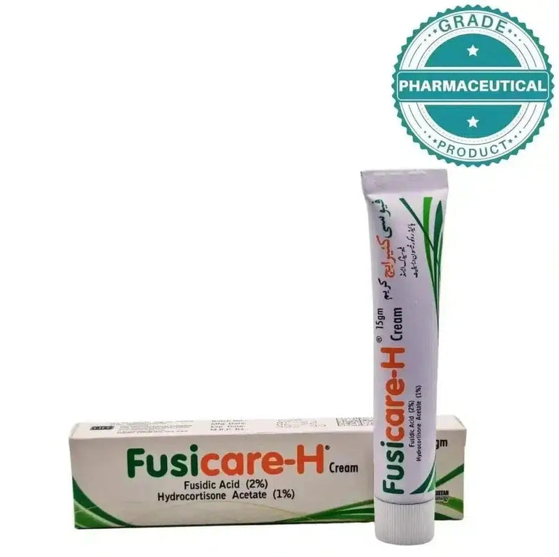 Fusicare-H Cream (Fusidic Acid 2%, Hydrocortisone Acetate 1%) 15gram