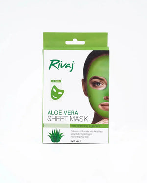 Rivaj Aloe Vera Sheet Mask – Soothing & Hydrating Skin Treatment