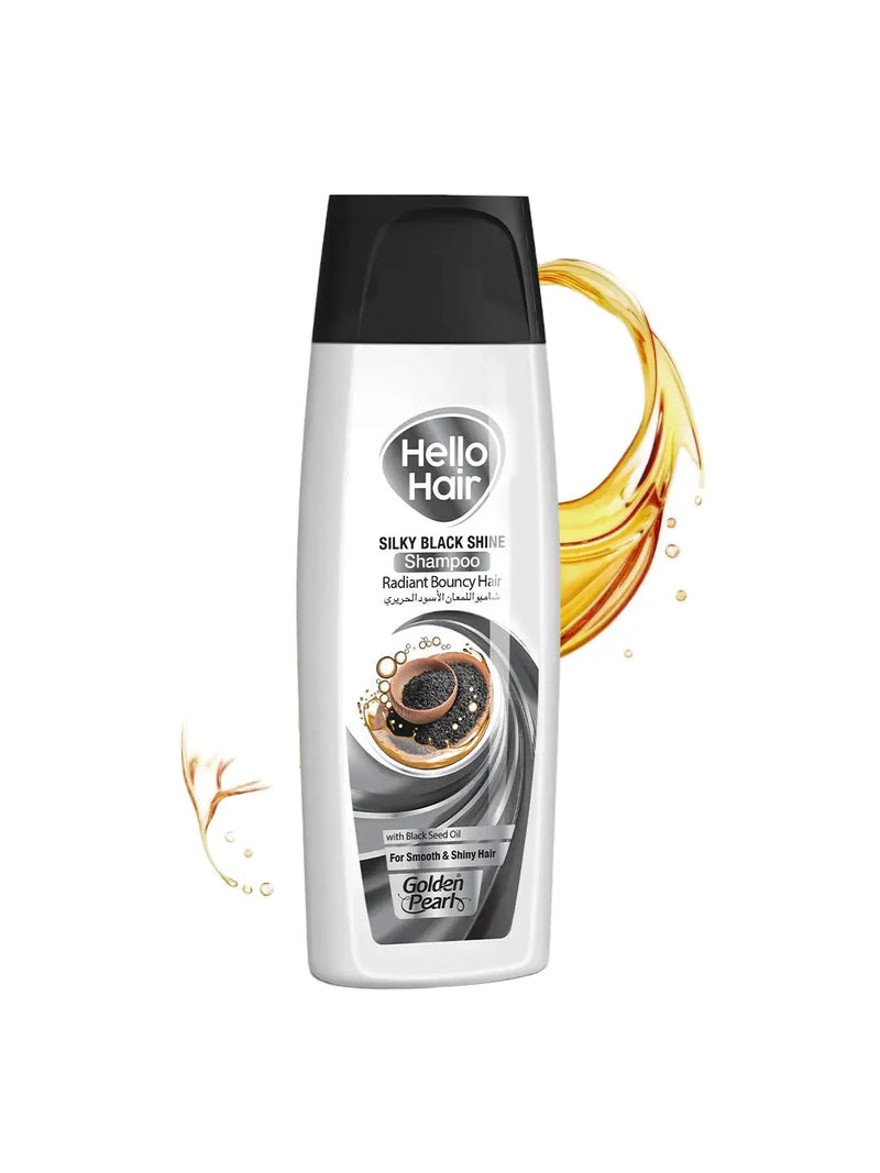 Hello Hair Silky Black Shine Shampoo 360ml
