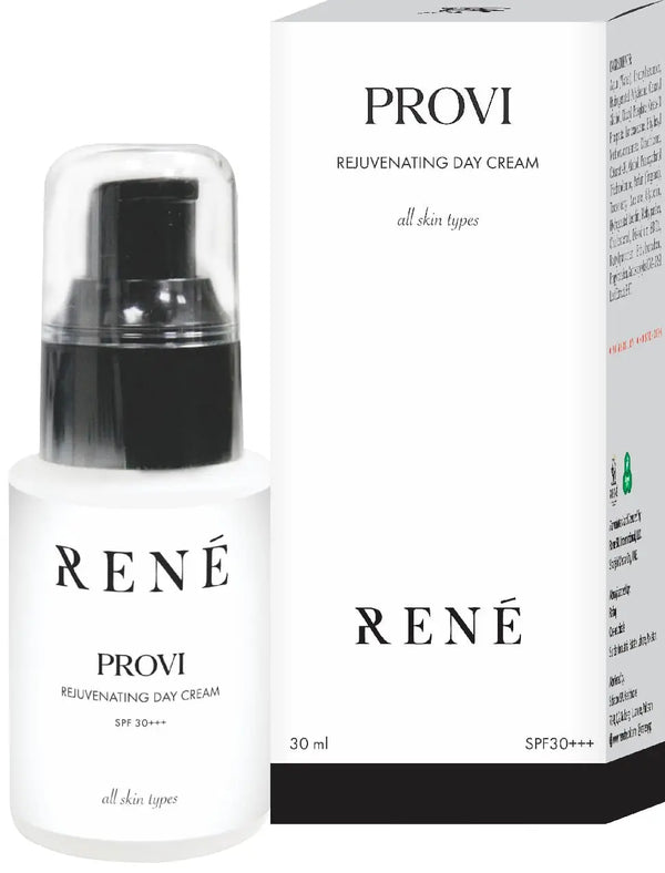 Provi Rejuvenating Day Cream SPF 30+++ – Hydrating & Protecting | Derma.pk Rene