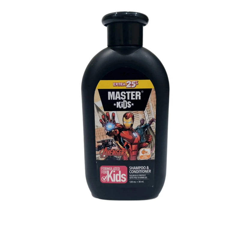 Master Kids Avengers Peach Shampoo & Conditioner 150ml