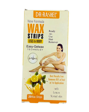Dr. Rashel Wax Strips Legs & Body with Lemon