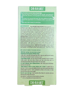Dr. Rashel Wax Strips Legs & Body with Aloe Vera