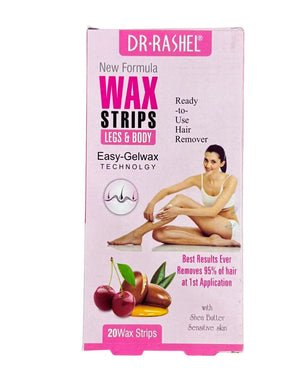 Dr. Rashel Wax Strips Legs & Body with Shea Butter
