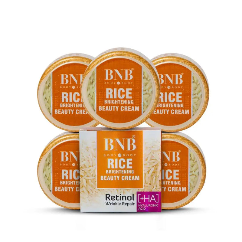 BNB Rice Brightening Beauty Cream (Pack of 3) – Hydrates & Reduces Wrinkles