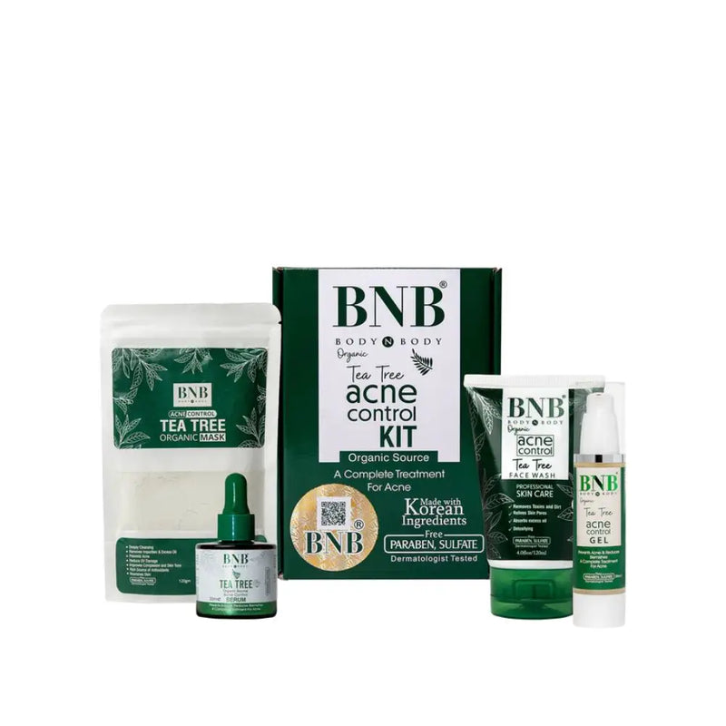 BNB Acne Control Kit – Face Wash, Gel, Serum & Mask