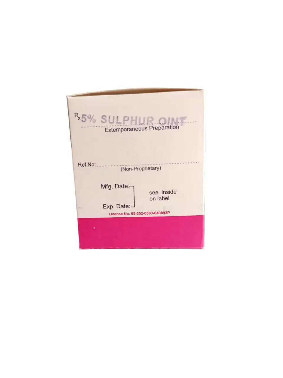 5% Sulfur Ointment antibacterial ointment for oily acne-prone skin
