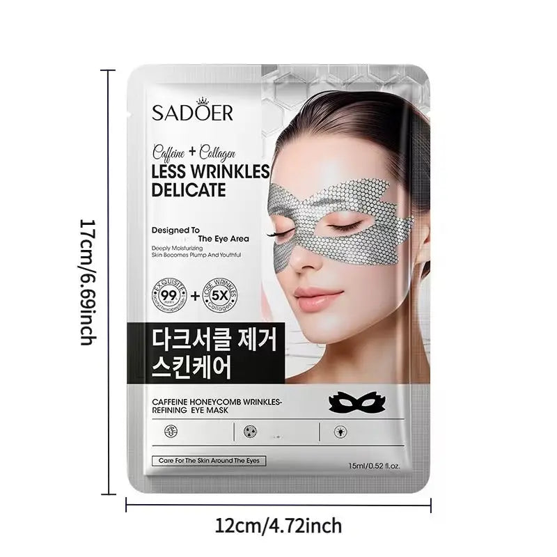 Buy SADOER Caffeine Honeycomb Eye Mask for Dark Circles