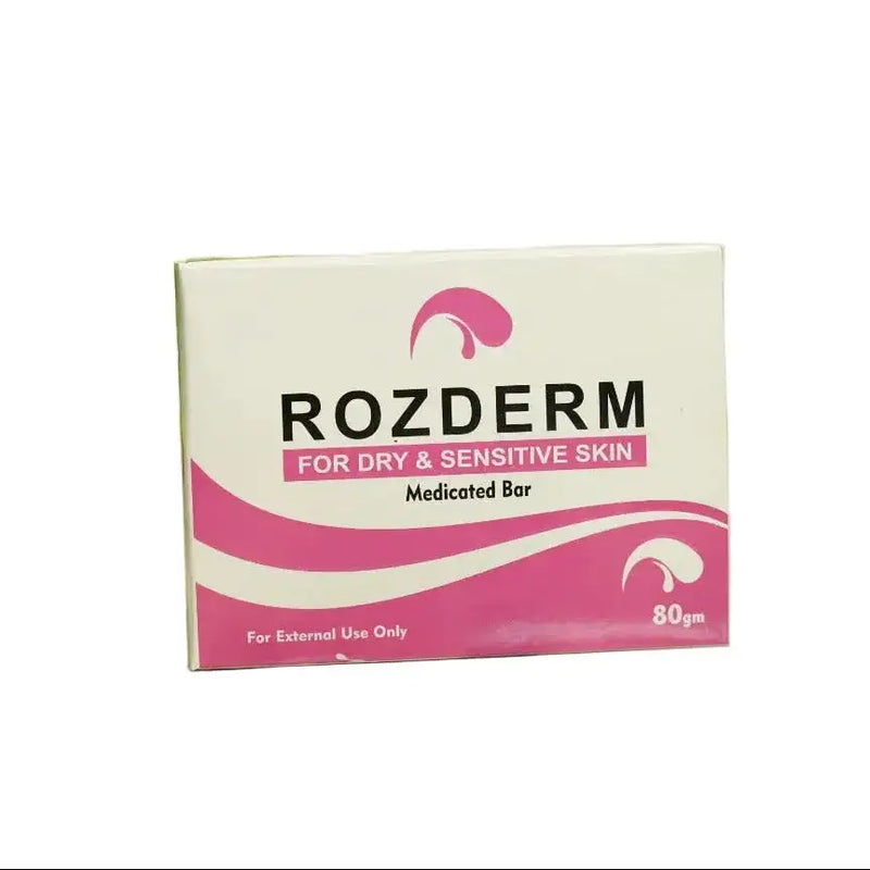 Rozderm Medicated Bar for Dry & Sensitive Skin