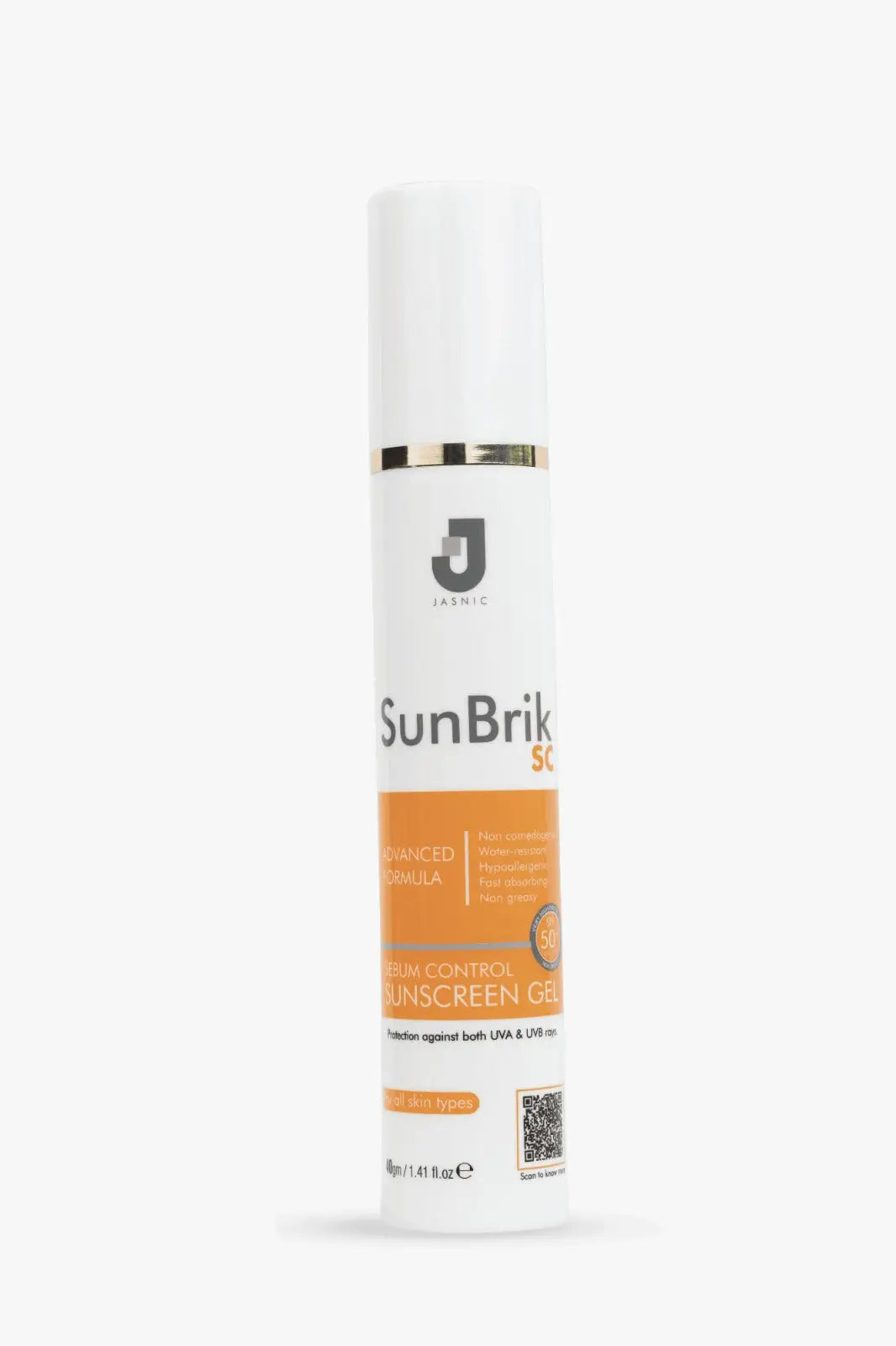 Jasnic SunBrik SC Sunscreen Gel SPF 50 – Buy Online in Pakistan | Derma.pk